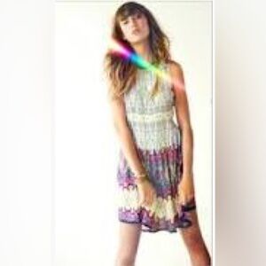 Patrons of peace Multicolor Sleeveless Women's Dress